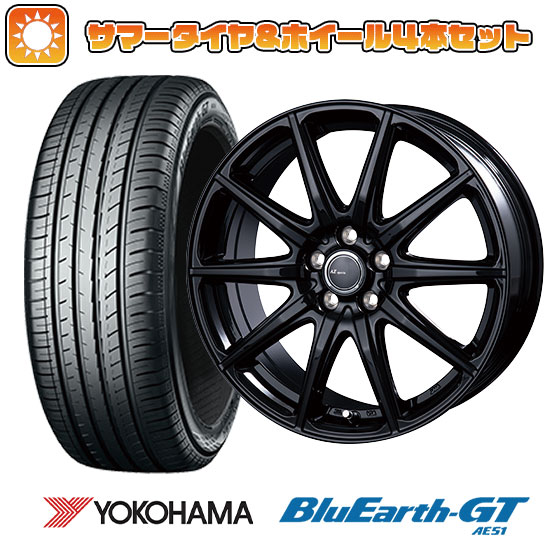 225/50R17 夏タイヤ ホイール4本セット YOKOHAMA ブルーアース GT AE51 (5/114車用) INTER MILANO AZ SPORTS AT 10 17インチ :arktire 1844 142357 28553 28553:アークタイヤ