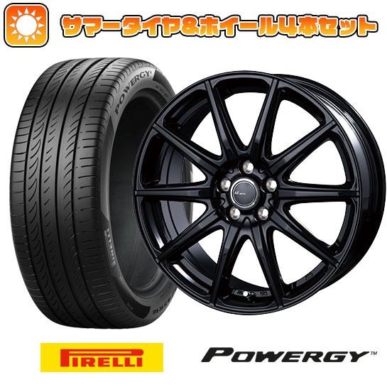 195/65R15 夏タイヤ ホイール4本セット PIRELLI パワジー (5/114車用) INTER MILANO AZ-SPORTS AT-10 15インチ｜ark-tire