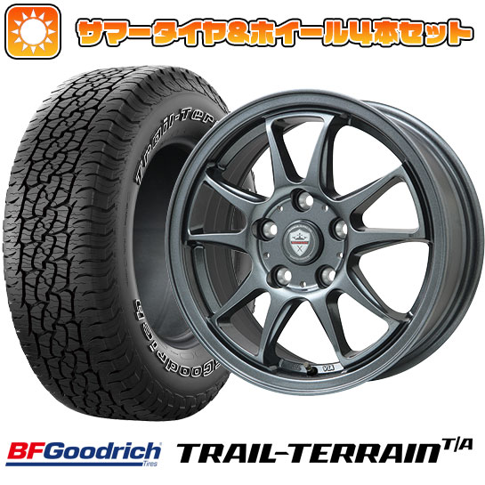 225/65R17 夏タイヤ ホイール4本セット BFグッドリッチ トレールテレーンT/A ORWL (5/114車用) BRANDLE KF28 17インチ :arktire 2182 139055 36785 36785:アークタイヤ