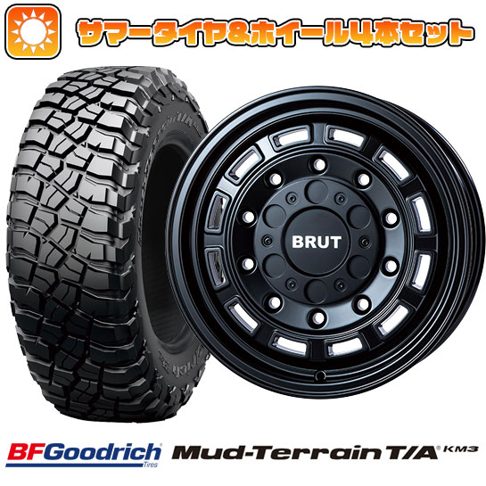 245/70R16 夏タイヤ ホイール4本セット BFグッドリッチ マッドテレーンT/A KM3 (5/114車用) BRUT BR 70 16インチ :arktire 15841 146051 28985 28985:アークタイヤ