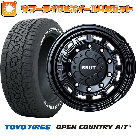 225/70R16 夏タイヤ ホイール4本セット TOYO OPEN COUNTRY A/T III (5/114車用) BRUT BR-70 16インチ｜ark-tire