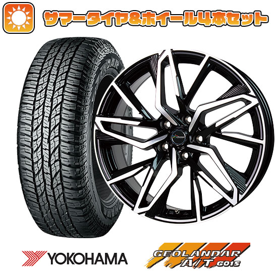 225/55R18 夏タイヤ ホイール４本セット (5/114車用) YOKOHAMA ジオランダー A/T G015 RBL ホットスタッフ クロノス CH 112 18インチ :arktire 1321 146574 23760 23760:アークタイヤ