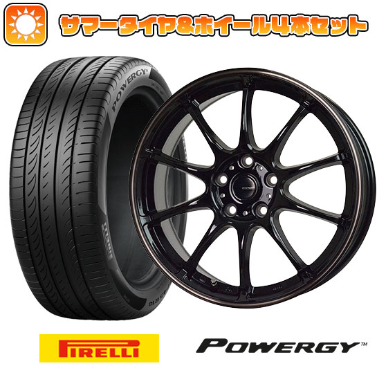 215/60R17 夏タイヤ ホイール4本セット PIRELLI パワジー (5/114車用) HOT STUFF ジースピード P 07 17インチ :arktire 1843 146557 36988 36988:アークタイヤ