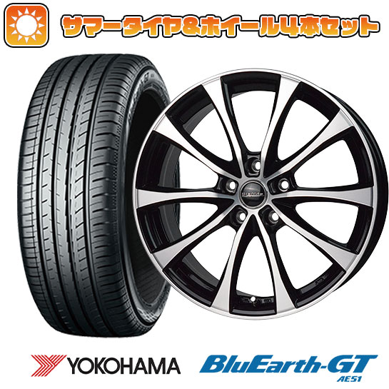 215/65R16 夏タイヤ ホイール4本セット YOKOHAMA ブルーアース GT AE51 (5/114車用) HOT STUFF ラフィット LE 07 16インチ :arktire 1310 146544 28572 28572:アークタイヤ