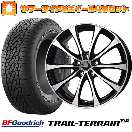 225/55R18 夏タイヤ ホイール4本セット BFグッドリッチ トレールテレーンT/A ORBL (5/114車用) HOT STUFF ラフィット LE 07 18インチ :arktire 1321 146546 36808 36808:アークタイヤ