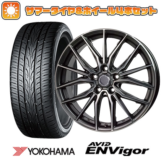 215/45R18 夏タイヤ ホイール４本セット (5/114車用) YOKOHAMA エイビッド エンビガーS321 ホットスタッフ プレシャス アストM4 18インチ :arktire 1130 146582 33745 33745:アークタイヤ