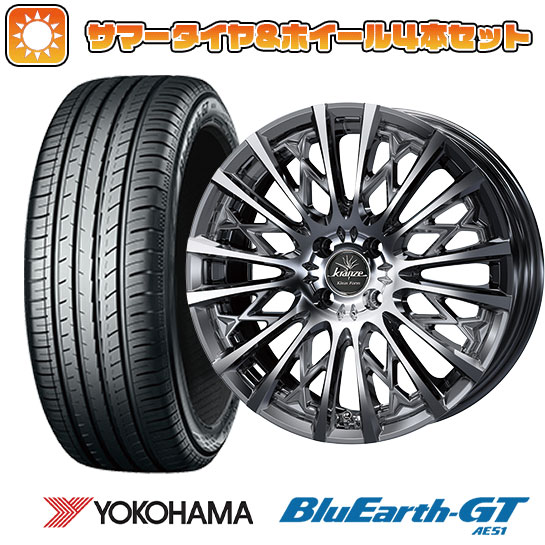 185/60R16 夏タイヤ ホイール4本セット YOKOHAMA ブルーアース GT AE51 (4/100車用) WEDS クレンツェ シュリット 855EVO 16インチ :arktire 13442 145797 33212 33212:アークタイヤ