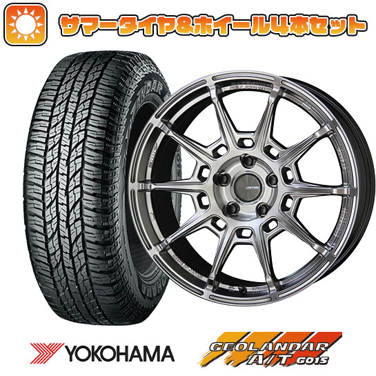 235/60R18 夏タイヤ ホイール4本セット ヨコハマ ジオランダー A/T G015 RBL (5/114車用) KYOHO ガレルナ レフィーノ 18インチ :arktire 27064 146018 22898 22898:アークタイヤ