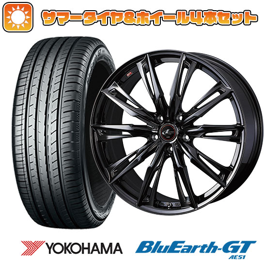 245/40R19 夏タイヤ ホイール4本セット YOKOHAMA ブルーアース GT AE51 (5/114車用) WEDS レオニス GX 19インチ :arktire 1122 141579 28531 28531:アークタイヤ