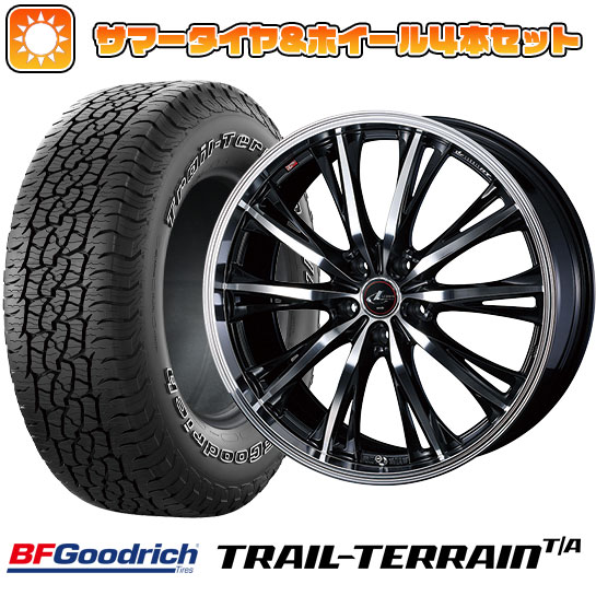 225/55R18 夏タイヤ ホイール4本セット BFグッドリッチ トレールテレーンT/A ORBL (5/100車用) WEDS レオニス RT 18インチ :arktire 2288 145659 36808 36808:アークタイヤ