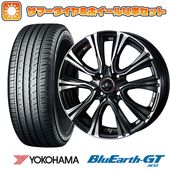 175/60R16 夏タイヤ ホイール4本セット YOKOHAMA ブルーアース GT AE51 (4/100車用) WEDS レオニス VR 16インチ :arktire 2321 145649 33214 33214:アークタイヤ