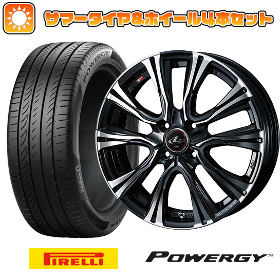 205/45R17 夏タイヤ ホイール4本セット PIRELLI パワジー (5/114車用) WEDS レオニス VR 17インチ :arktire 1670 145641 36986 36986:アークタイヤ