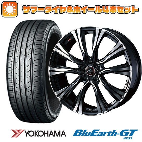 205/65R15 夏タイヤ ホイール4本セット YOKOHAMA ブルーアース GT AE51 (5/114車用) WEDS レオニス VR 15インチ :arktire 1981 145639 28580 28580:アークタイヤ