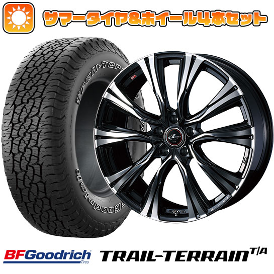 225/55R18 夏タイヤ ホイール4本セット BFグッドリッチ トレールテレーンT/A ORBL (5/100車用) WEDS レオニス VR 18インチ :arktire 2288 145643 36808 36808:アークタイヤ