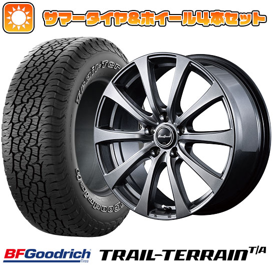 225/60R17 夏タイヤ ホイール4本セット BFグッドリッチ トレールテレーンT/A ORBL (5/100車用) MID ユーロスピード G10(NEW) 17インチ :arktire 4941 144382 36817 36817:アークタイヤ