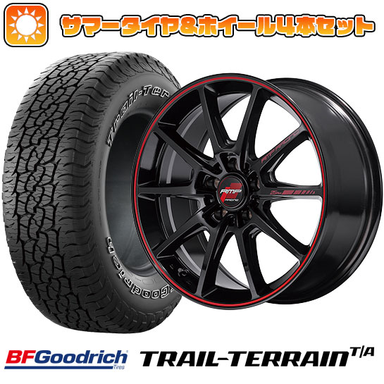 235/55R18 夏タイヤ ホイール4本セット BFグッドリッチ トレールテレーンT/A ORBL (5/114車用) MID RMP レーシング R25 PLUS 18インチ :arktire 1303 146243 36809 36809:アークタイヤ