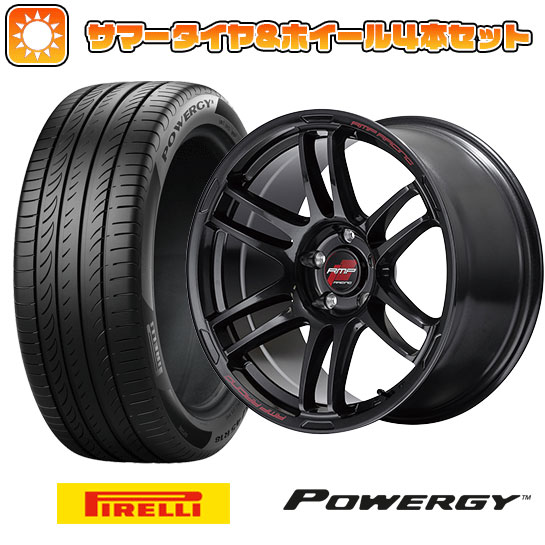 215/45R17 夏タイヤ ホイール4本セット PIRELLI パワジー (5/100車用) MID RMP レーシング R26 17インチ :arktire 1674 146229 36978 36978:アークタイヤ