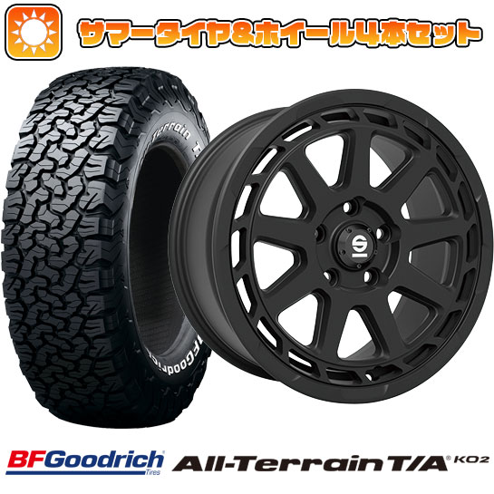 225/65R17 夏タイヤ ホイール4本セット BFグッドリッチ オールテレーンT/A KO2 RBL (5/114車用) OZ SPARCO グラベル 17インチ :arktire 2182 146025 23750 23750:アークタイヤ