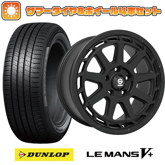 235/40R18 夏タイヤ ホイール４本セット (5/114車用) DUNLOP ルマン V+(ファイブプラス) OZ SPARCO グラベル 18インチ :arktire 15681 146023 40705 40705:アークタイヤ