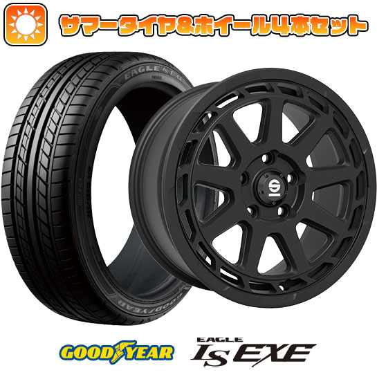 235/50R18 夏タイヤ ホイール4本セット グッドイヤー EAGLE LS EXE(限定) (5/114車用) OZ SPARCO グラベル 18インチ :arktire 454 146023 31588 31588:アークタイヤ