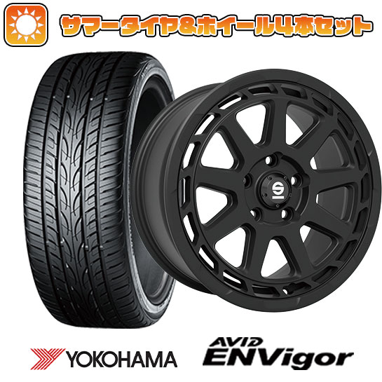 235/50R18 夏タイヤ ホイール4本セット ヨコハマ エイビッド エンビガーS321 (5/114車用) OZ SPARCO グラベル 18インチ :arktire 454 146023 33747 33747:アークタイヤ