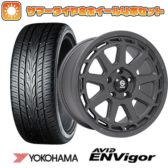 235/50R18 夏タイヤ ホイール4本セット ヨコハマ エイビッド エンビガーS321 (5/114車用) OZ SPARCO グラベル 18インチ :arktire 454 146024 33747 33747:アークタイヤ