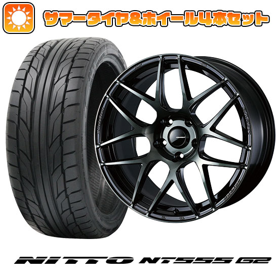 225/40R18 夏タイヤ ホイール４本セット (5/114車用) NITTO NT555 G2 ウェッズ ウェッズスポーツ SA 27R 18インチ :arktire 1131 145604 23604 23604:アークタイヤ