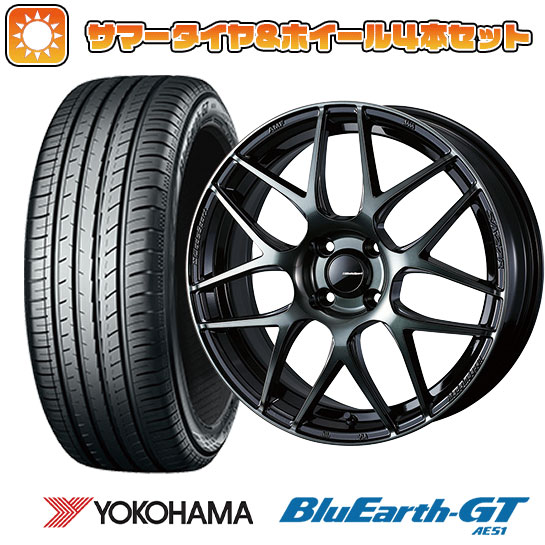 185/60R15 夏タイヤ ホイール4本セット YOKOHAMA ブルーアース GT AE51 (4/100車用) WEDS ウェッズスポーツ SA 27R 15インチ :arktire 1901 145595 28575 28575:アークタイヤ