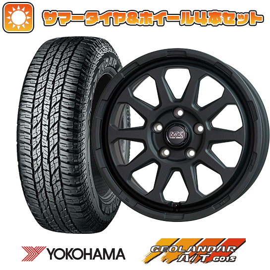 245/70R16 夏タイヤ ホイール4本セット YOKOHAMA ジオランダー A/T G015 OWL/RBL (5/114車用) HOT STUFF マッドクロス レンジャー 16インチ :arktire 15841 142506 24490 24490:アークタイヤ