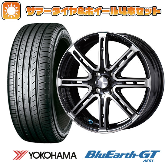 185/60R16 夏タイヤ ホイール4本セット YOKOHAMA ブルーアース GT AE51 (4/100車用) KOSEI セネカ RP08 16インチ :arktire 13442 138624 33212 33212:アークタイヤ