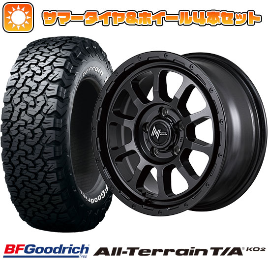 215/70R16 夏タイヤ ホイール4本セット BFG オールテレーンT/A KO2 RWL/RBL (5/114車用) ナイトロパワー M10 PERSHING S BARREL BLACK EDITION 16インチ :arktire 1581 146186 22212 22212:アークタイヤ