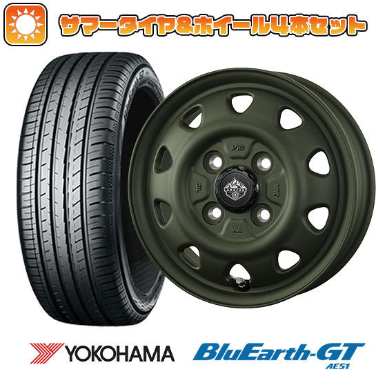 185/65R14 夏タイヤ ホイール4本セット YOKOHAMA ブルーアース GT AE51 (4/100車用) TOPY ランドフット SWZ 14インチ :arktire 21961 144918 33799 33799:アークタイヤ