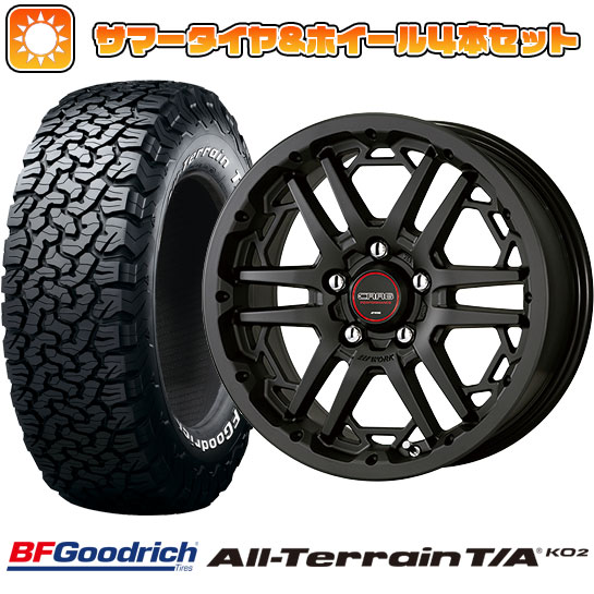 215/65R16 夏タイヤ ホイール4本セット BFグッドリッチ オールテレーンT/A KO2 RBL (5/114車用) WORK クラッグ ティーグラビックIII 16インチ :arktire 1310 145952 23751 23751:アークタイヤ