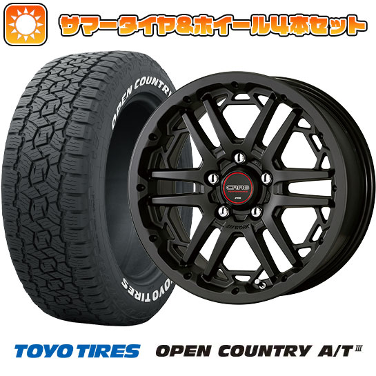 225/70R16 夏タイヤ ホイール4本セット TOYO OPEN COUNTRY A/T III (5/114車用) WORK クラッグ ティーグラビックIII 16インチ :arktire 2563 145952 38623 38623:アークタイヤ