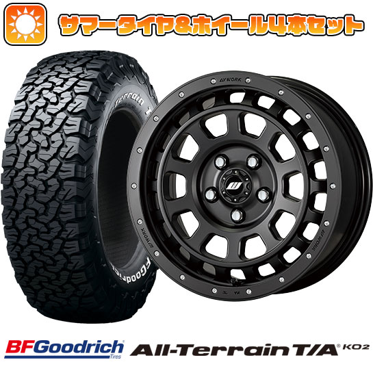 215/70R16 夏タイヤ ホイール4本セット BFグッドリッチ オールテレーンT/A KO2 RWL/RBL (5/114車用) WORK クラッグ ティーグラビック SHADOW EDITION 16インチ :arktire 1581 146696 22212 22212:アークタイヤ