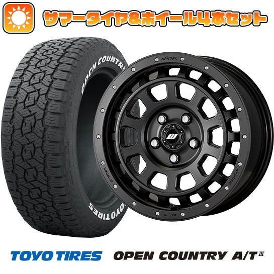 235/70R16 夏タイヤ ホイール4本セット TOYO OPEN COUNTRY A/T III (5/114車用) WORK クラッグ ティーグラビック SHADOW EDITION 16インチ :arktire 7121 146696 38624 38624:アークタイヤ