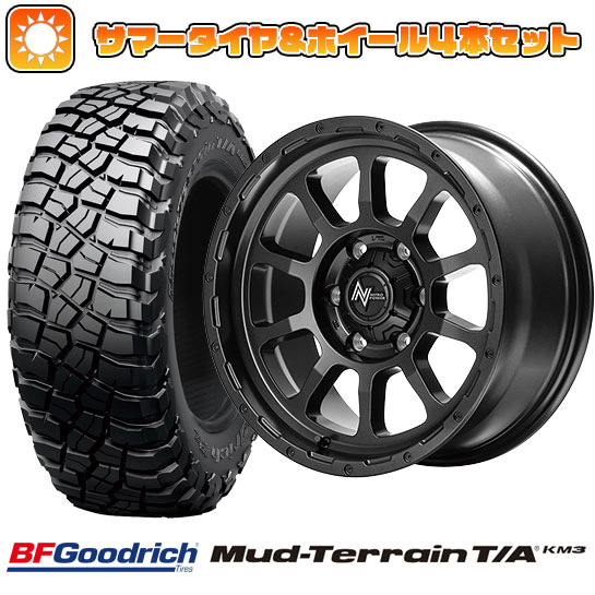 【新品国産6穴139.7車】 夏タイヤ ホイール4本セット 265/65R17 BFG マッドテレーンT/A KM3 MID ナイトロパワー M10 PERSHING BARREL BLACK EDITION 17インチ :arktire 11822 146181 29312 29312:アークタイヤ