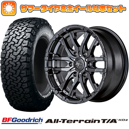 265/65R17 夏タイヤ ホイール4本セット BFグッドリッチ オールテレーンT/A KO2 RWL/RBL (6/139車用) MID ナイトロパワー M26 クロスファング 17インチ :arktire 11822 146177 22210 22210:アークタイヤ