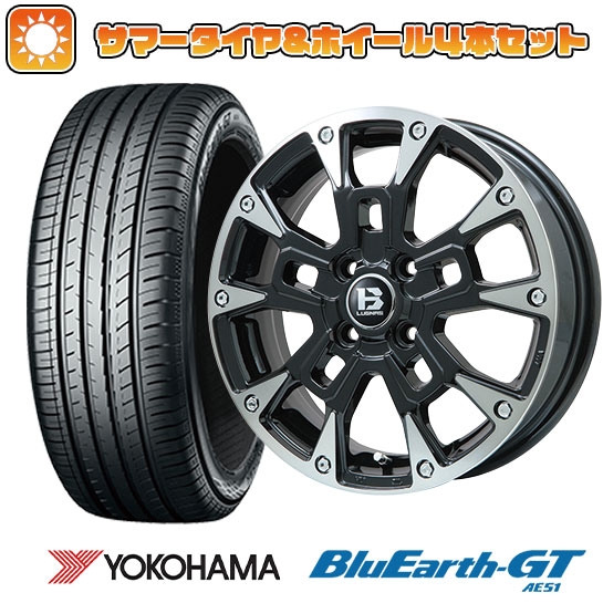 165/55R15 夏タイヤ ホイール4本セット N BOX タント ワゴンR ヨコハマ ブルーアース GT AE51 ビッグウエイ B LUGNAS BRD 15インチ :arktire 21761 146641 28574 28574:アークタイヤ