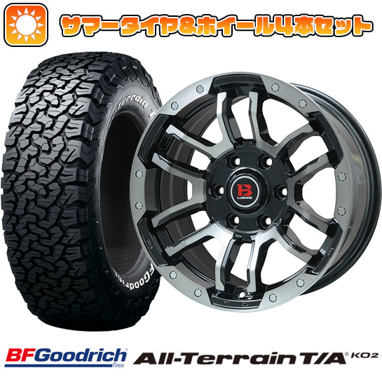 285/70R17 夏タイヤ ホイール4本セット BFグッドリッチ オールテレーンT/A KO2 RWL/RBL (6/139車用) BIGWAY B LUGNAS FRD 17インチ :arktire 11822 137804 21284 21284:アークタイヤ