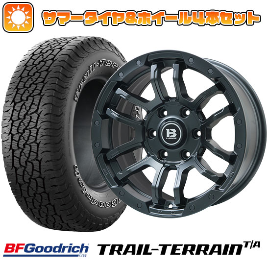 285/60R18 夏タイヤ ホイール4本セット BFグッドリッチ トレールテレーンT/A ORBL (6/139車用) BIGWAY B LUGNAS FRD(マットブラック) 18インチ :arktire 16581 137821 36814 36814:アークタイヤ