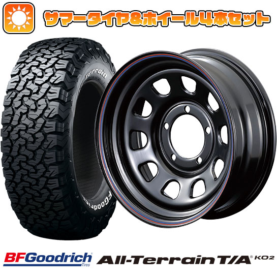 225/70R16 夏タイヤ ホイール4本セット ジムニーシエラ BFグッドリッチ オールテレーンT/A KO2 RWL/RBL モーターファーム DAYTONA 16インチ :arktire 16701 102380 22213 22213:アークタイヤ