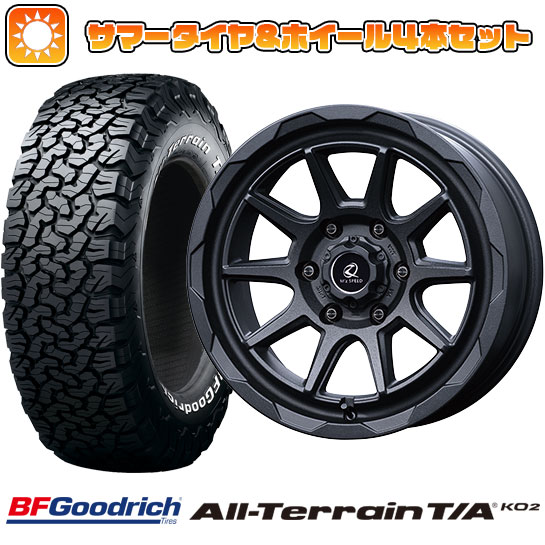 285/70R17 夏タイヤ ホイール4本セット BFグッドリッチ オールテレーンT/A KO2 RWL/RBL (6/139車用) MZ SPEED ジュノウ エムエム 17インチ :arktire 11822 145156 21284 21284:アークタイヤ