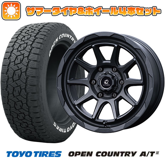 265/65R17 夏タイヤ ホイール4本セット TOYO OPEN COUNTRY A/T III (6/139車用) MZ SPEED ジュノウ エムエム 17インチ :arktire 11822 145156 38618 38618:アークタイヤ