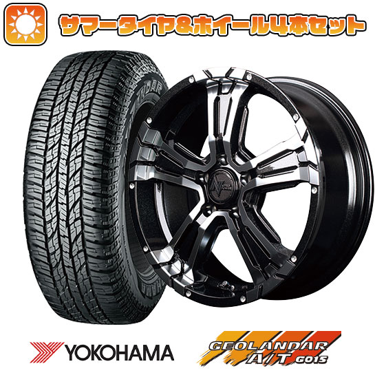 215/70R16 夏タイヤ ホイール4本セット YOKOHAMA ジオランダー A/T G015 RBL (5/114車用) MID ナイトロパワー クロスクロウ 16インチ :arktire 1581 132889 24494 24494:アークタイヤ