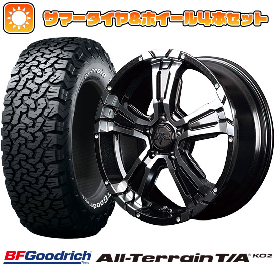 225/65R17 夏タイヤ ホイール4本セット BFグッドリッチ オールテレーンT/A KO2 RBL (5/114車用) MID ナイトロパワー クロスクロウ 17インチ :arktire 2182 133639 23750 23750:アークタイヤ