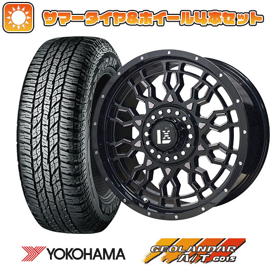 【新品国産6穴139.7車】 夏タイヤ ホイール4本セット 285/70R17 ヨコハマ ジオランダー A/T G015 OWL/RBL オフビート レクセル プレデター 17インチ :arktire 11822 144849 41222 41222:アークタイヤ