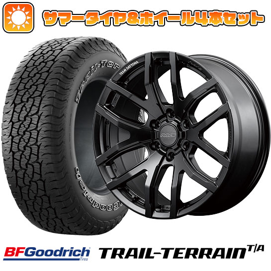 275/55R20 夏タイヤ ホイール4本セット BFグッドリッチ トレールテレーンT/A ORWL (6/139車用) RAYS デイトナ F6ゲイン ブラックエディション 20インチ :arktire 11803 146064 36781 36781:アークタイヤ