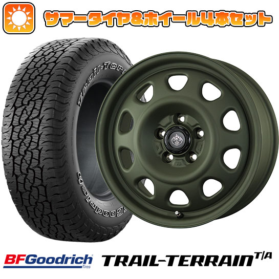 225/65R17 夏タイヤ ホイール4本セット BFグッドリッチ トレールテレーンT/A ORWL (5/114車用) TOPY ランドフット SWZ 17インチ :arktire 2182 144919 36785 36785:アークタイヤ