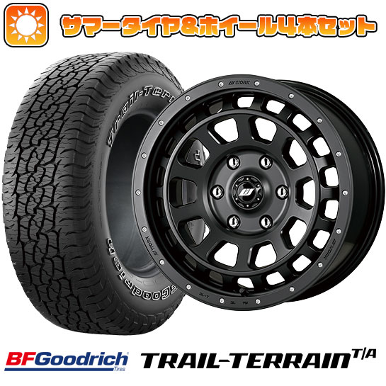 265/65R17 夏タイヤ ホイール4本セット BFグッドリッチ トレールテレーンT/A ORWL (6/139車用) WORK クラッグ ティーグラビック SHADOW EDITION 17インチ :arktire 11822 142448 36788 36788:アークタイヤ